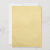 5x7 bruiloft uitnodiging Cattail/libel silhouett (Achterkant)