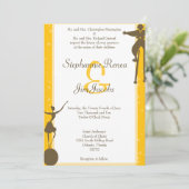 5x7 bruiloft uitnodiging grillige carnaval fair (Staand voorkant)