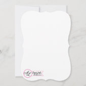 5x7 bruiloft uitnodiging wit wassen hout schuur de (Achterkant)