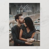 5x7 Bruiloftsreis Bestemming Fototafel Kaart (Voorkant)