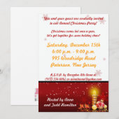 5x7 Candle Night Kerstfeest uitnodiging (Voorkant / Achterkant)