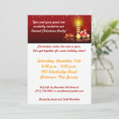 5x7 Candle Night Kerstfeest uitnodiging (Staand voorkant)