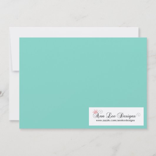 5x7 Chandelier Glitz Sweet 16 Birthday Invitation Kaart (Achterkant)