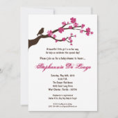 5x7 Cherry Blossom Tree Baby shower Uitnodiging (Voorkant)