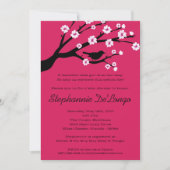 5x7 Cherry Blossom Tree Baby shower Uitnodiging (Voorkant)