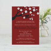 5x7 Cherry Blossom Tree Baby shower Uitnodiging (Staand voorkant)