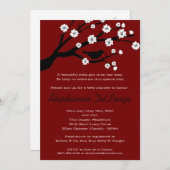 5x7 Cherry Blossom Tree Baby shower Uitnodiging (Voorkant / Achterkant)