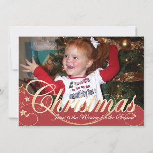 5x7 Christmas Photo Card Feestdagenkaart