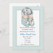 5x7 Cirkel met de Aankondiging van de Boom van Boo (Voorkant / Achterkant)