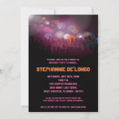 5x7 Concert Band Aren Sweet 16 Verjaardag Uitnodig Kaart (Voorkant)