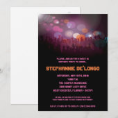 5x7 Concert Band Aren Sweet 16 Verjaardag Uitnodig Kaart (Voorkant / Achterkant)