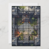 5x7 Courtyard Paper Gridmap Kaart (Voorkant)