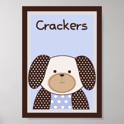 5x7 "Cracke" Graham Crackers Baby Beddengoed Wall  Poster (Voorkant)