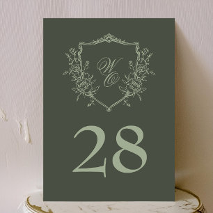 5x7 Crest olijfsalie Tafel Nummer