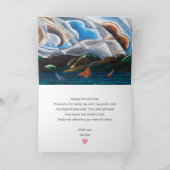 5x7" Custom Vaderdag Kaarten Beste vader ooit Kaar (Binnen)