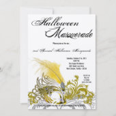 5x7 de gele Uitnodiging van het Kostuum van (Voorkant)