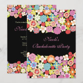 5x7 de heldere BloemenUitnodiging van de Partij Kaart (Voorkant / Achterkant)