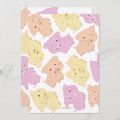 5x7 de leuke Partij van de Verjaardag van Weinig Kaart (Voorkant / Achterkant)