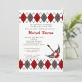 5x7 de Uitnodiging van de Partij van de Verjaardag (Staand voorkant)