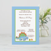 5x7 de Uitnodiging van het Baby shower van de (Staand voorkant)