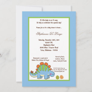 5x7 de Uitnodiging van het Baby shower van de