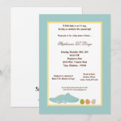 5x7 Dinosaur Baby shower Uitnodiging (Voorkant / Achterkant)