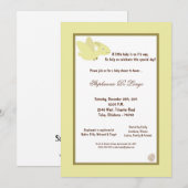 5x7 Dinosaur Baby shower Uitnodiging (Voorkant / Achterkant)