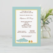 5x7 Dinosaur Baby shower Uitnodiging (Staand voorkant)