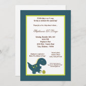 5x7 Dinosaur Baby shower Uitnodiging (Voorkant / Achterkant)