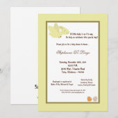 5x7 Dinosaur Baby shower Uitnodiging (Voorkant / Achterkant)