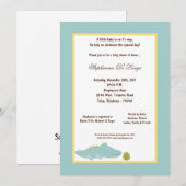 5x7 Dinosaur Baby shower Uitnodiging (Voorkant / Achterkant)
