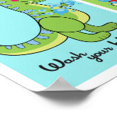 5x7 Dinosaur Dino World Bathroom Wall Art Poster (Hoek)