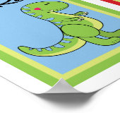 5X7 Dinosaurus Wall Art Collectie Poster (Hoek)