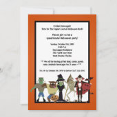 5x7 DraculaMonster Halloween Bash Party Invitation Kaart (Voorkant)