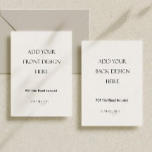 5x7" dubbelzijdig kaartendrukwerk