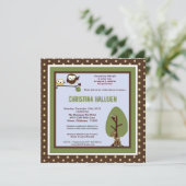 5x7 Enchanted Hollow Baby shower Invitation Kaart (Staand voorkant)