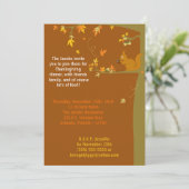 5x7 Fall verlaat Thanksgiving Party Invitation Kaart (Staand voorkant)