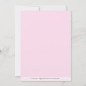 5x7 Flat Save the Date  Baroque: baby roze (Achterkant)