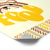 5x7 Food Station Boho Woodland Beer Verjaardag Poster (Hoek)