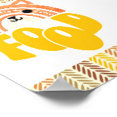 5x7 Food Station Boho Woodland Fox Verjaardag Poster (Hoek)