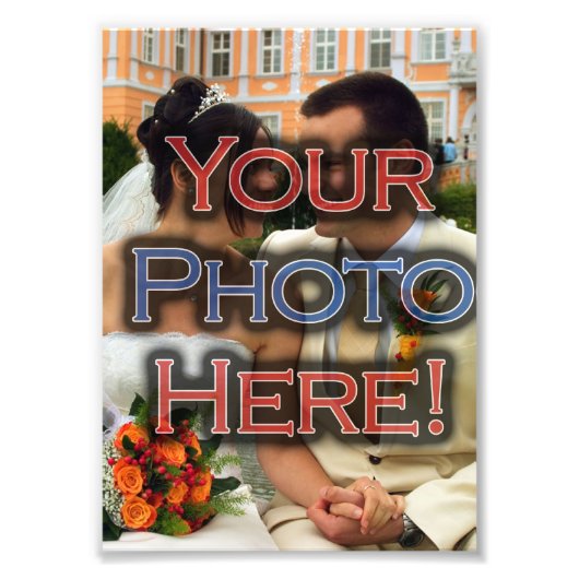 5x7 Foto-afdrukuitbreiding Foto Afdruk (Voorkant)