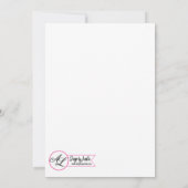 5x7 foto afstudeerfeest uitnodiging witte rozen (Achterkant)