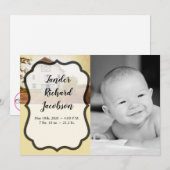 5x7 Foto Geboorte Aankondiging Leger Zonsondergang (Voorkant / Achterkant)