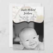 5x7 Foto Geboorte Aankondiging Leger Zonsondergang (Voorkant)