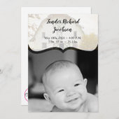 5x7 Foto Geboorte Aankondiging Leger Zonsondergang (Voorkant / Achterkant)