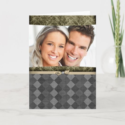 5X7 Foto met Kerstmis Kaart (Voorkant)