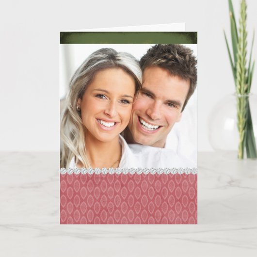 5X7 Foto met Kerstmis Kaart (Voorkant)