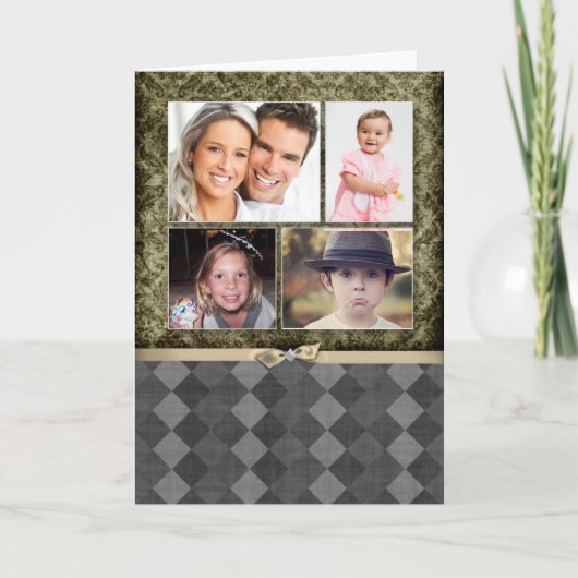 5X7 Foto met Kerstmis Kaart (Voorkant)