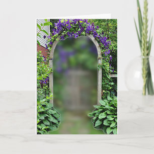 5x7 GARDEN GATE CARD Kaart
