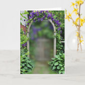 5x7 GARDEN GATE KAART (Gele Bloem)